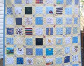 BABY CLOTHES Quilt Twin Size Bed Heirloom Memory Quilt Custom Order - Using Your Baby Clothes