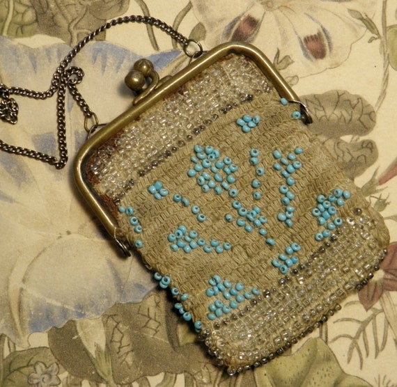 Vintage Beaded Coin or Change Purse by ohmymilky on Etsy