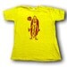 Drunk Hot Dog Woodblock Printed Tee Shirt i hand printed gift box