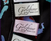 100 Personalized satin ribbons clothing labels fabric labels with 4 choices of satin