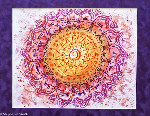 Original Mandala Art: Celebrating the Birth for Reflection and Renewal