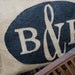 Burlap Charley Pillow - Couple Monogram