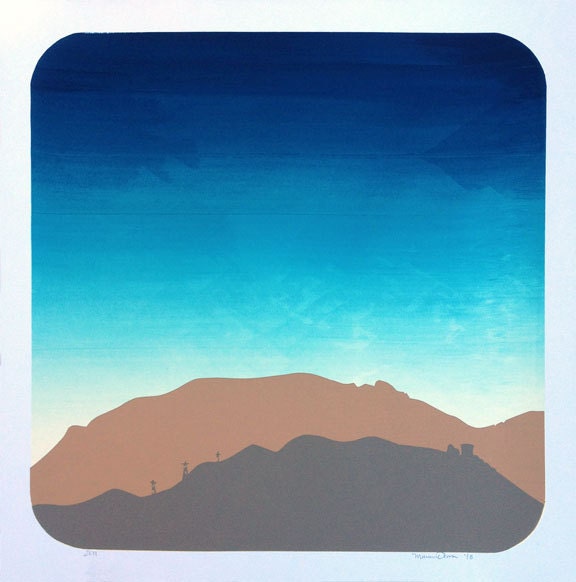 Mountains- Screen Print