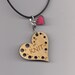 Love to Knit Small Gauge Bamboolery Knitting Needle Gauge Pendant with Removable Stitchmarker Charm