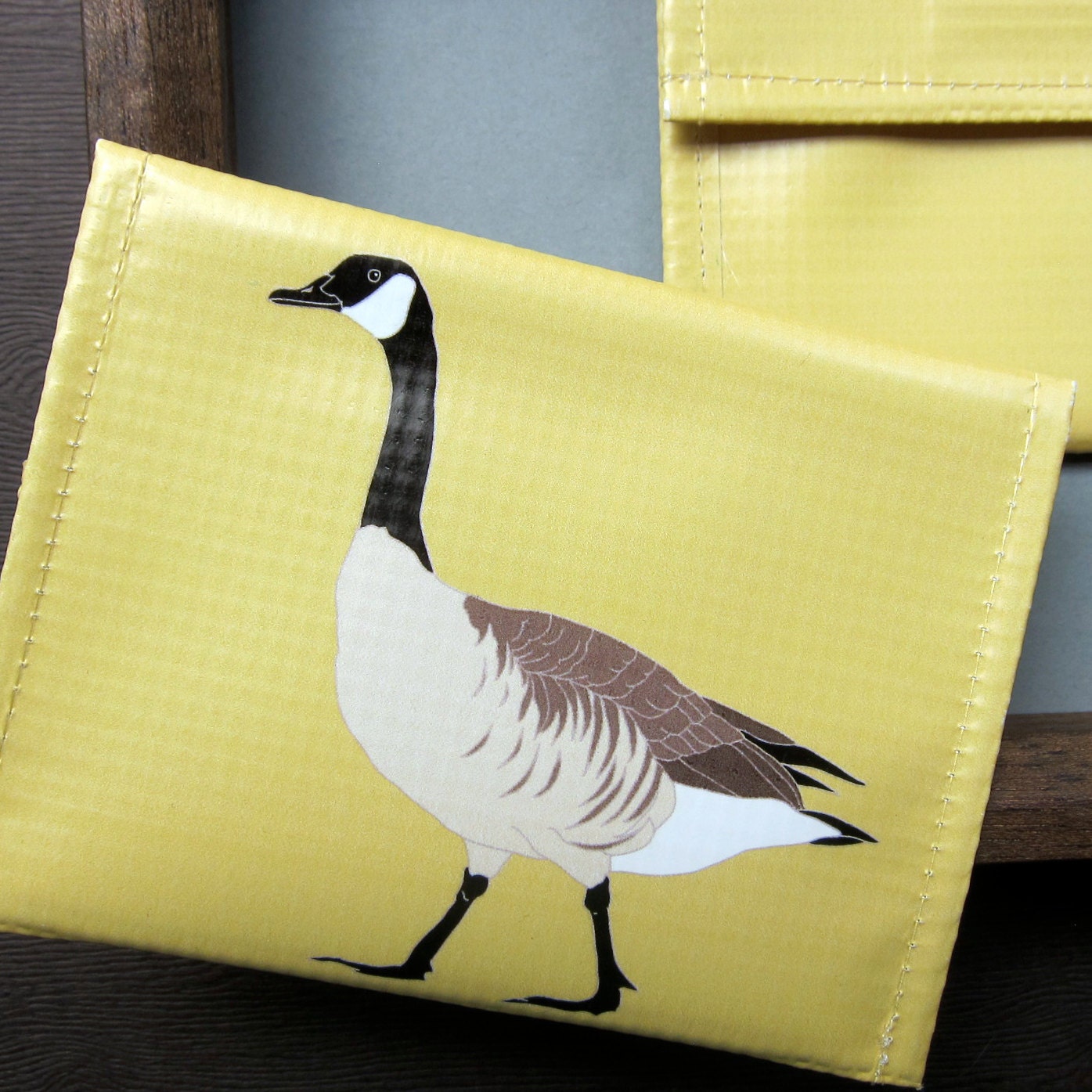Canada Goose Coin  Vinyl Purse / Pouch / Wallet--Eco Friendly--Birdwatcher Gift