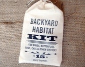 Sustainable Plant Backyard Habitat Seed Bomb Kit for Butterflies, Birds, Cats, Dogs and Other Animals