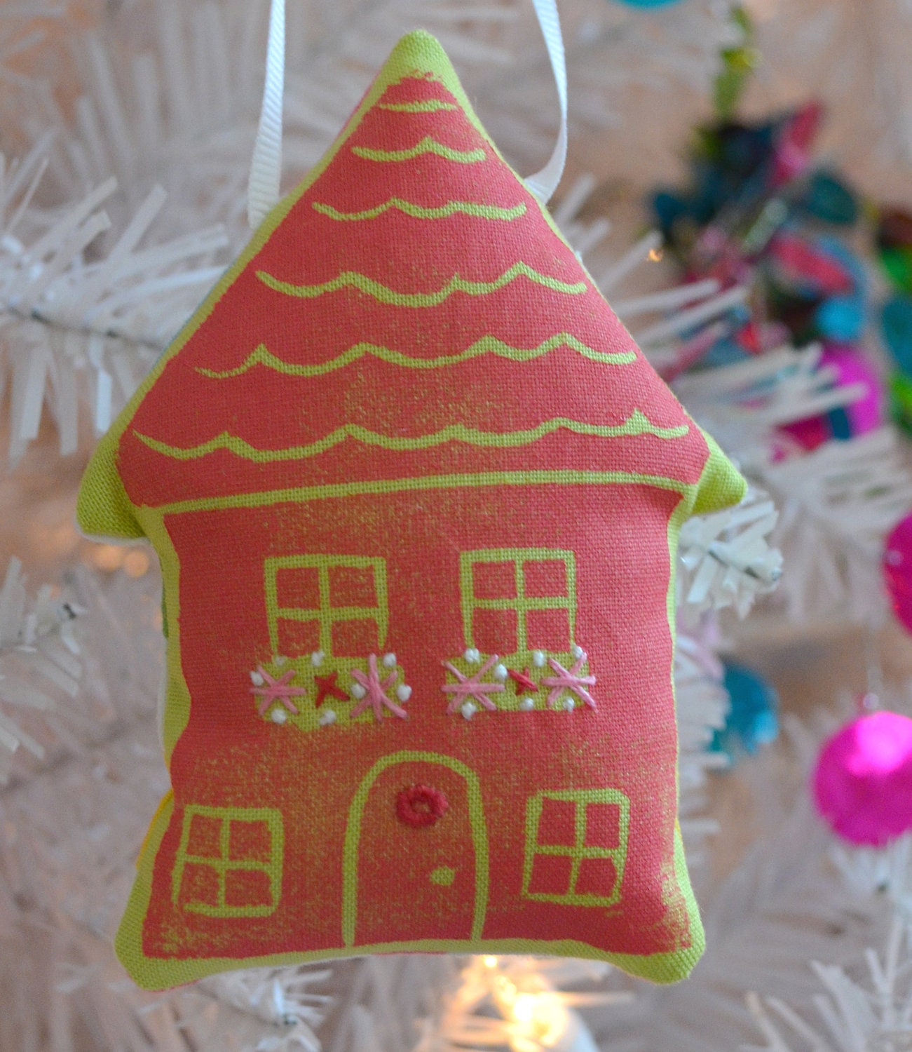 CLEARANCE SALE Little house ornament ... number 11
