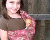 Doll Sling - Children's Toy Pouch - great for imaginative play