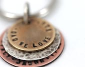 Father's Day Gift, Men's Keychain Personalized for Dad, Mom, Unisex, Gift for Grandpa or Grandma children's names