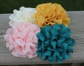 ONE Large Satin Lace Flower