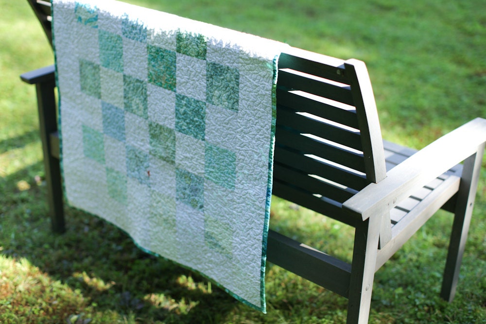 Quilt - baby quilt,  crib quilt - sandpiper  song - ready to ship