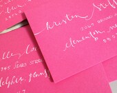 Address Calligraphy for your Invitations Wedding or Shower