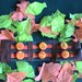 Pumpkin Patch Upcycle Recycled Boho Cuff Bracelet Handmade Gifts for Her Ooak Mother Sister Birthday