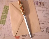 Hand Turned Desert Camouflage Acrylic Letter Opener