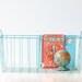 Vintage Aqua Basket