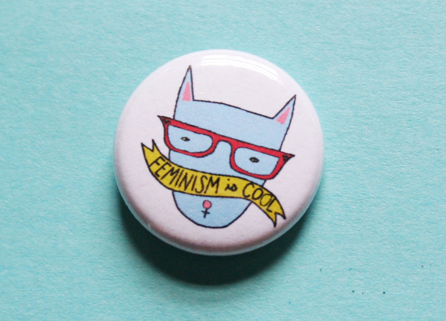 Cool Cat Button