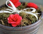 Rustic ring bearer pillow FREE SHIPPING