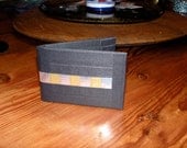 Duct tape wallet with BLING. silver and gold and gaffer tape