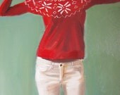 Nordic Sweater Stretch- Art Print