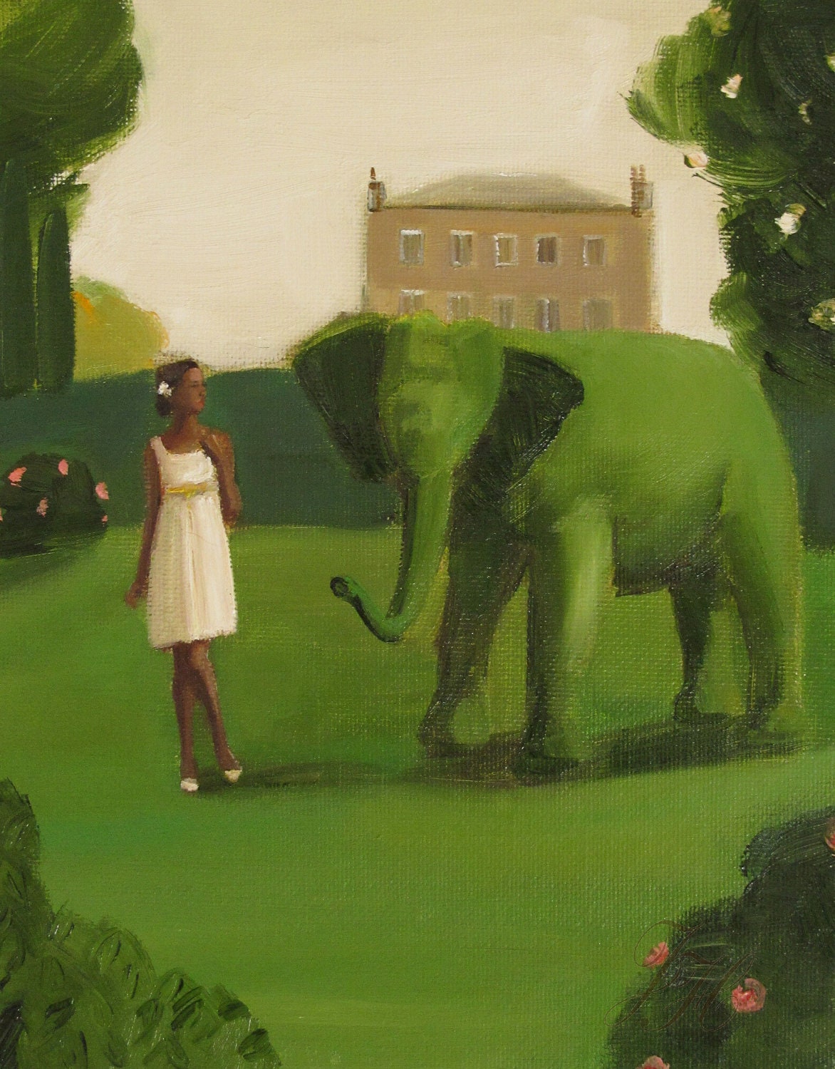 Sometimes He Was The Only One She Could Talk To- Art Print