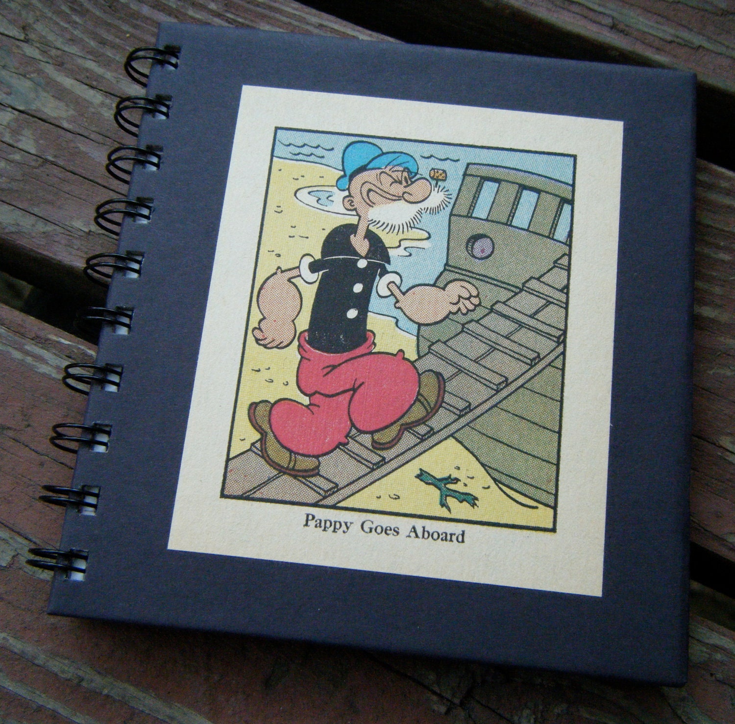 Pappy Goes Aboard - Popeye Comic Book Journal / Notebook
