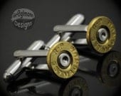 SALE- Remington 357 Pistol Bullet Casing Shell Cufflinks