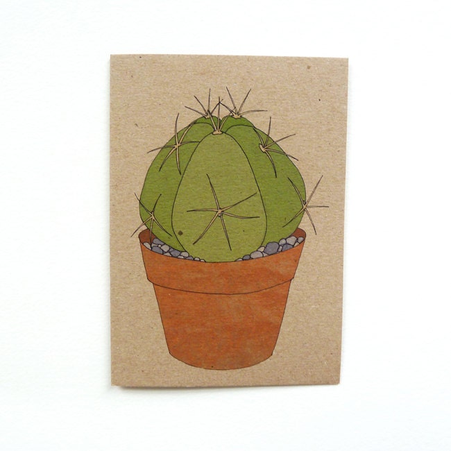 cactus card no.1 (100% recycled)