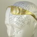 Wing headband art deco brass glamour vintage style Grecian