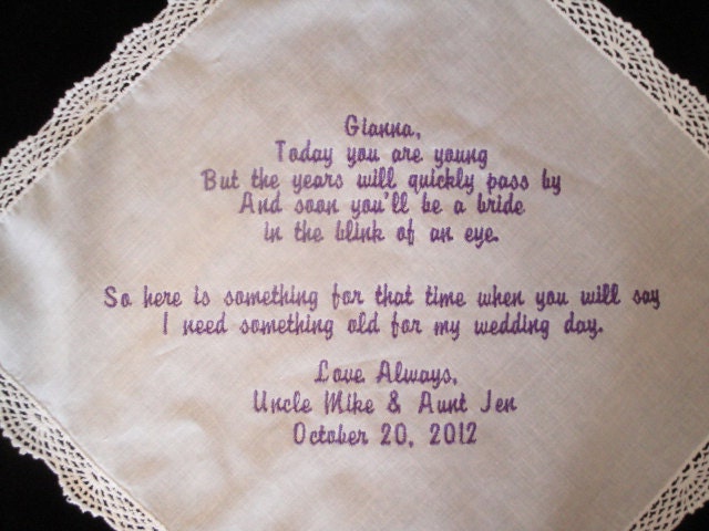 Wedding poetry for flower girls