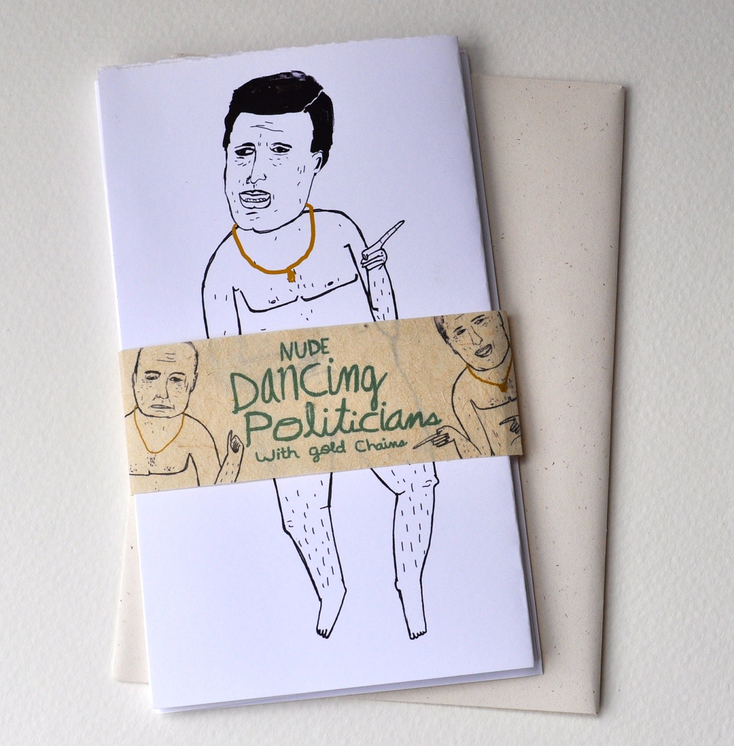 Nude Dancing Politicians With Gold Chains- Limited Edition Zine