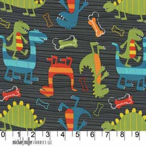 Mei Tai Baby Carrier- Gray Dino Dudes, turquoise minky