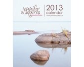 SALE 2013 Calendars - Beausoleil Island Fine Art Landscape Desk Calendar with Jewel Case
