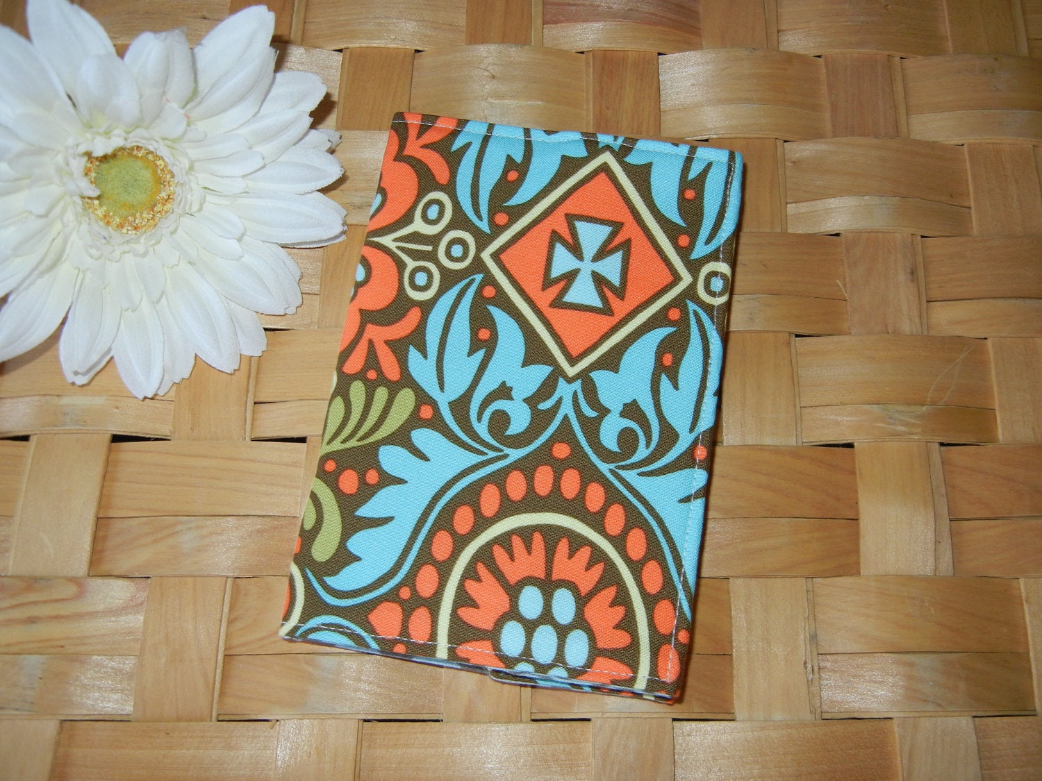 Fabric Passport Cover in Kashmir