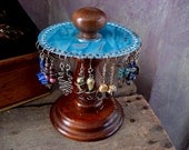 earring holder jewelry organizer repurposed handmade