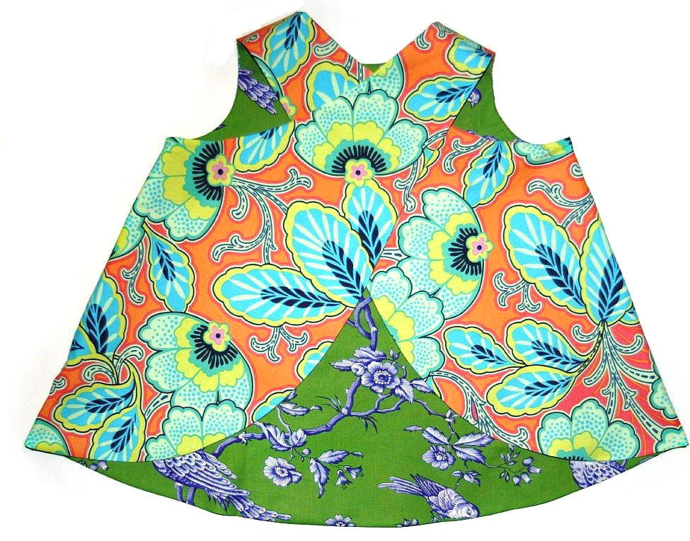 Whimsy Couture Sewing Tutorial ebook reversible -- Criss Cross Tunic -- PDF 3m - 12 girls PDF Instant