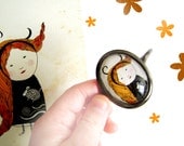 Antiqued Finish Cameo Adjustable Bracelet with Your Zodiac Sign. Astrology jewelry.