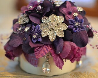 Purple cake topper made to order