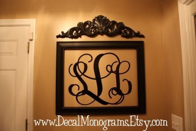 Extra Extra Large Monogram Vinyl Decal