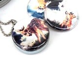 Fox Prince Locket Necklace - Eco Friendly - Magnetic Necklace - Art Locket by Polarity