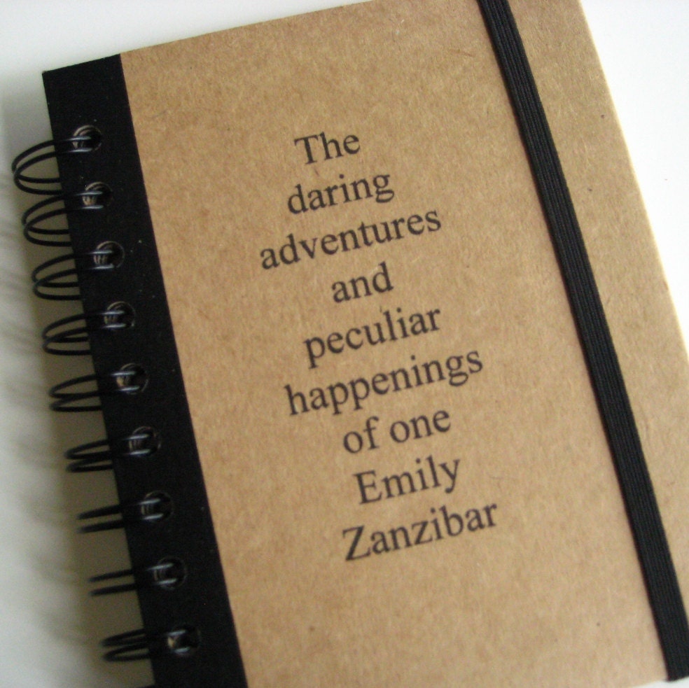 Journal Teacher Gift Custom Name Personalized Notebook Notepad Daring Handmade by Zany