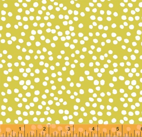 Bella---Mini Dot in Sunspray---1 yard--Lotta Jansdotter for Windham Fabrics