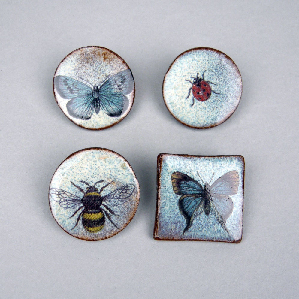 Bee, Butterfly or Ladybird Brooch