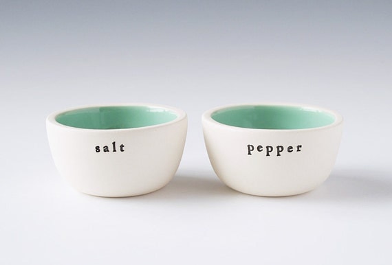 salt and pepper bowls.