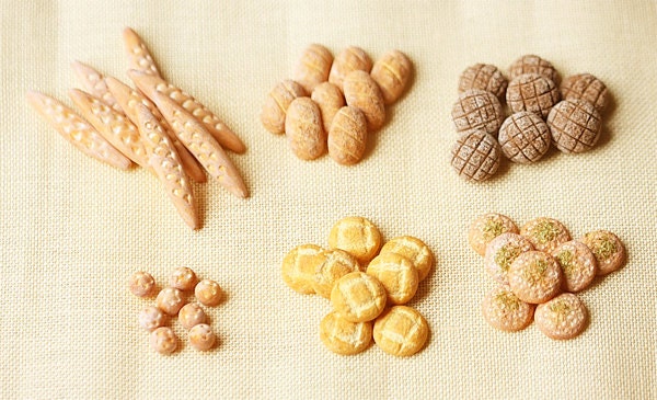 Miniature Food - Dollhouse Fresh Bakery Bread
