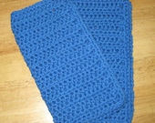 Royal Blue Cotton Dishcloth set of 2