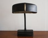 Vintage black gooseneck desk lamp