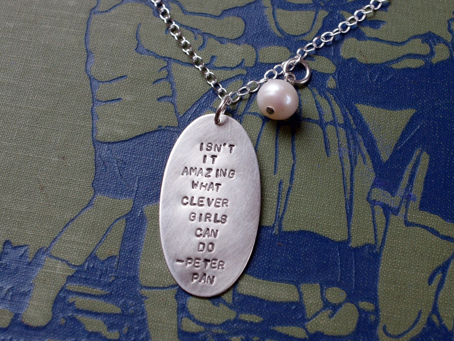 Isn't It Amazing What Clever Girls Can Do Necklace