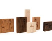 modern nativity, 6 piece wood christmas kids block toy decoration