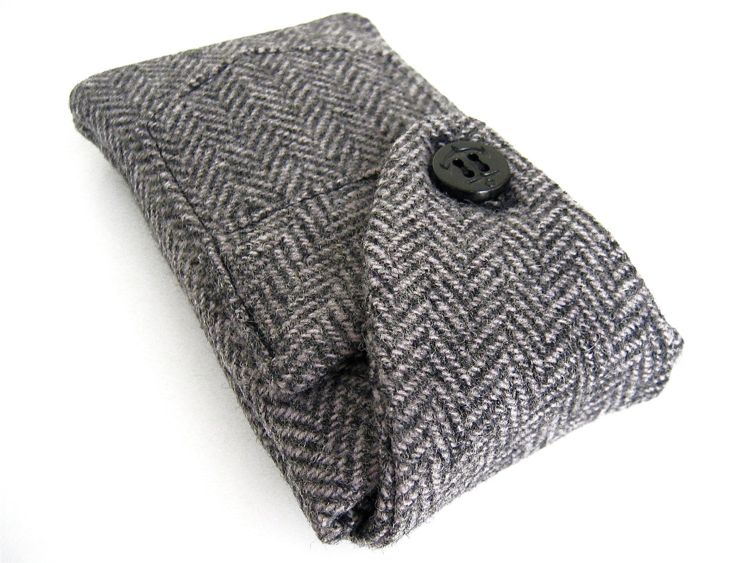 Herringbone iPhone 5 Case Handmade Vintage Wool iSockit