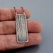 Small Feather Necklace - silver feather jewelry